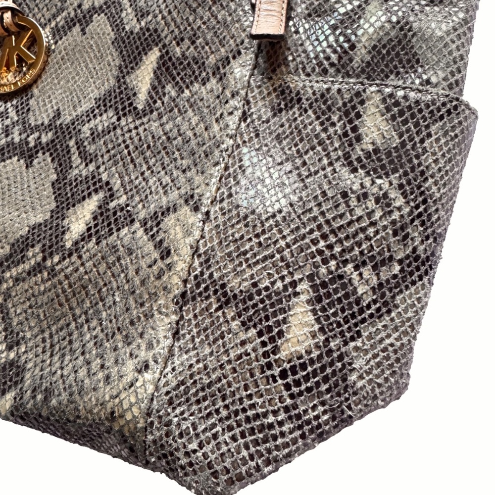Michael Kors Rare Python Embossed Leather Purse - image 5
